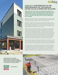 Ottawa Construction News: Legalett Contributes to Success of Salus Clementine Passive House-LEED Platinum Project