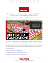 TreeHugger.com Reviews Legalett's Floating Foam Foundation Insulation System - ThermalWall PH Panel