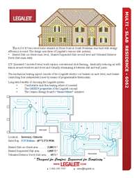 Legalett ICF Floors FPSF Air-Heated Radiant Floor Systems, Residential ...