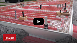 Legalett Frost-line Simulation Video for GEO-Slab Radiant Air-Heated Frost Protected Shallow Fondations - Toronto ON